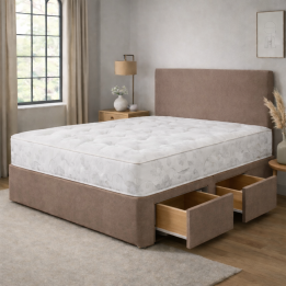 Hampton Orthopaedic Firm Sprung Divan Bed Set