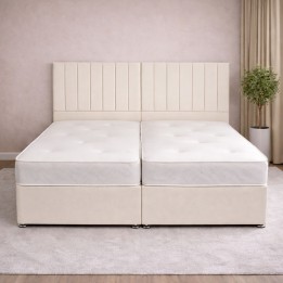 Dual Season - 6'6 Length Zip And Link Divan Bed Sets