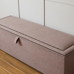 Rose Ottoman Blanket Storage Box