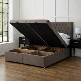 Contract Quarter Split End Lift Storage Ottoman Divan Base
