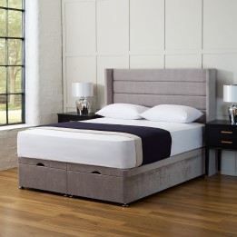 Contract Sana Winged Ottoman Divan Bed Set