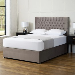 Contract Signature Chesterfield Divan Bed Set with Headboard