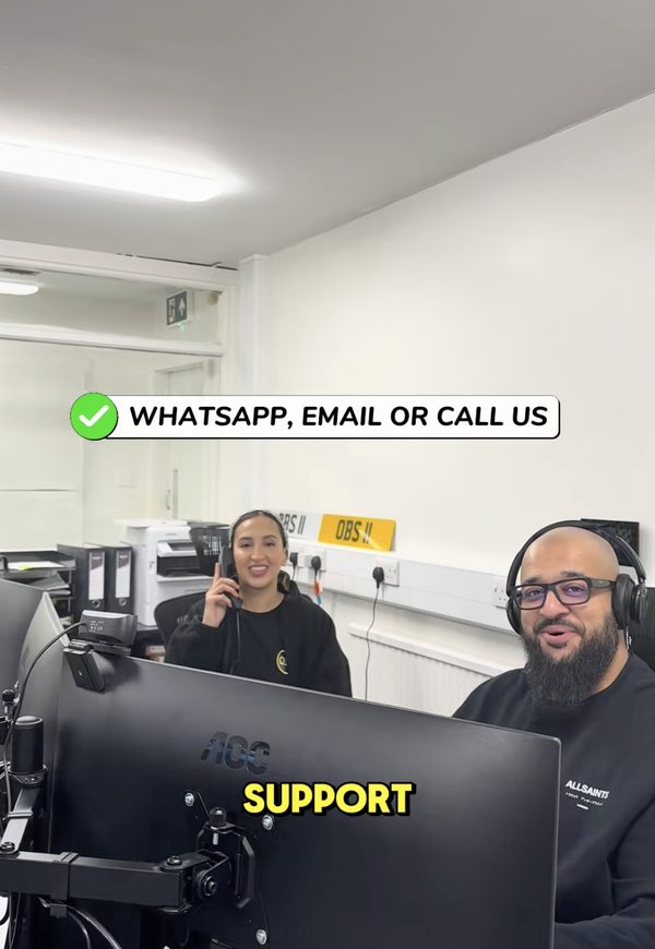 Our support team, on WhatsApp, email or the phone